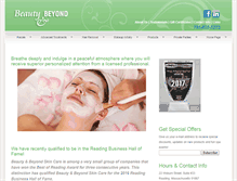 Tablet Screenshot of beauty-andbeyond.com